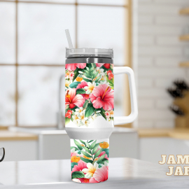 STAFF6_1-scaled-1.jpg Tropical Floral  30oz or 40oz Quencher Tumbler LN Flowers Lovers
